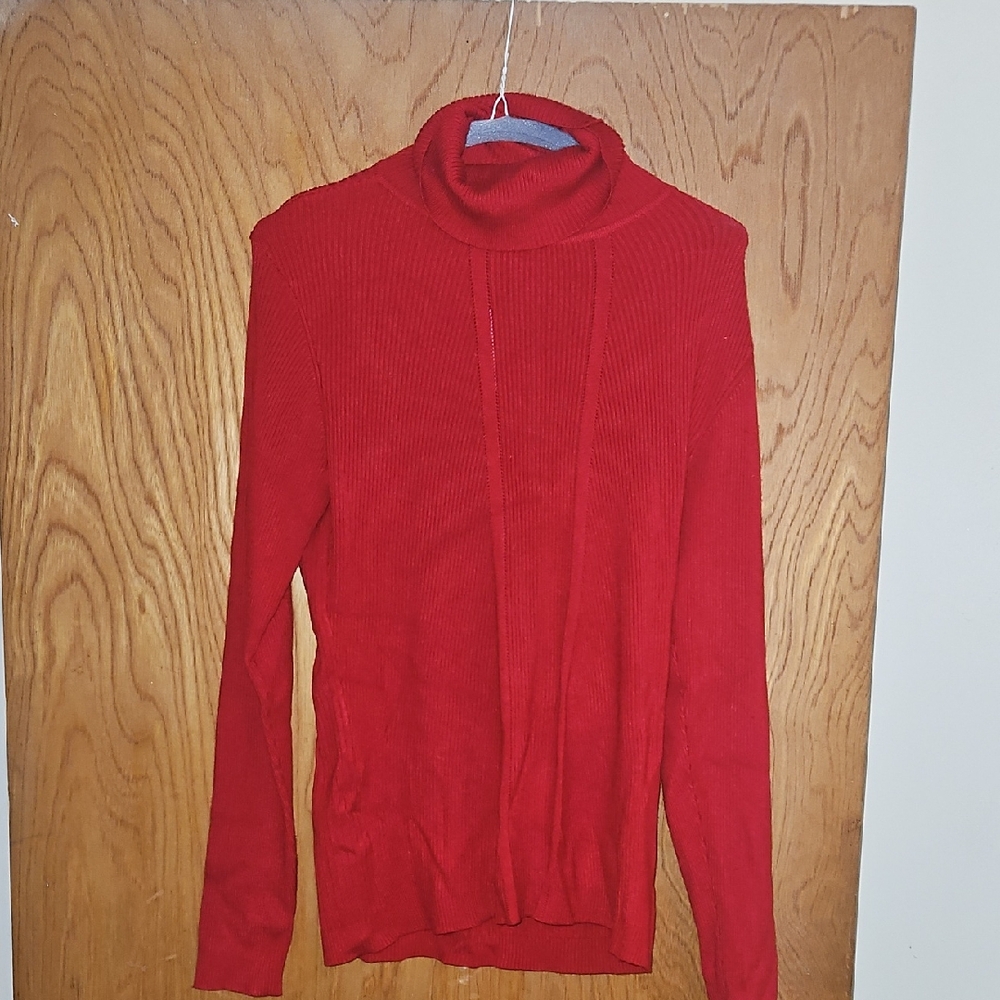 Cato Vibrant Red Cowl Neck Sweater